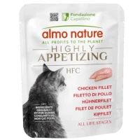 Almo Cat HFC Highly Appetizing Buste 24 x Gr 50 Filetto di Pollo
