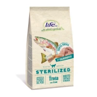 LIFEPET Lifecat Sterilized Trota 7,5 kg - Crocchette per gatti sterilizzati