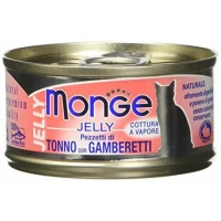 Monge Cat Tonno e Gamberetti in Jelly 80 g