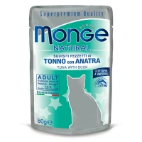 Monge Cat Umido Tonno/Anatra Buste 24 x 80 g