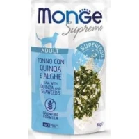 Monge Cat Supreme buste Tonno, Quinoa e Alghe 24 x 80 g