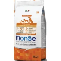 Monge Cane Puppy/Junior Anatra, Riso e Patate 2,5 kg