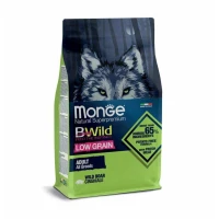 Monge Bwild Dog Low Cinghiale - Crocchette per Cani 12 kg