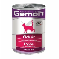 Gemon Cat Paté al Manzo 24 x 400 g - Cibo umido per gatti
