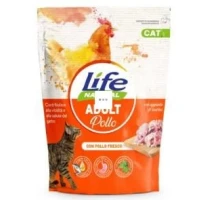 LIFEPET Lifecat Adult Pollo 800 g - Crocchette per gatti adulti