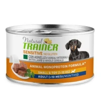 Trainer Sensitive Mini Agnello e Riso Umido per Cani 150 g
