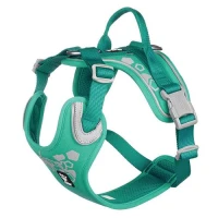 Hurtta Pettorina Warrior Verde Peacock, taglia 60-80