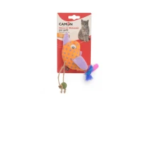 Camon Gioco Gatto Poliestere Uccellino cm 11