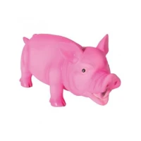 Camon Gioco Latex con Squeaker Maialino Rosa CM 12