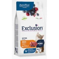 Exclusion Medit Mono Super Food Kitten Manzo 1,5 kg - Dorado