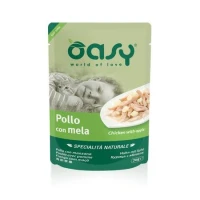 OASY Cat Buste Pollo/Mela 24 x 70 gr - Delizia per Gatti