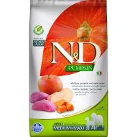 ND Dog Pumpkin Medium/Maxi Cinghiale/Mela 2,5 kg - Farmina