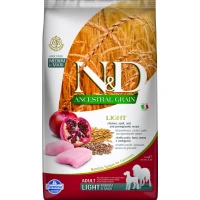 ND Dog Ancestral Medium/Maxi Light Pollo/Melogano 2,5kg - Farmina