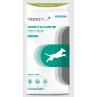 TROVET Dog Weight Diabetic Pollo - 10 kg