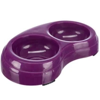 Trixie Ciotola Doppia in Plastica 2 x ML 200 Ø 10