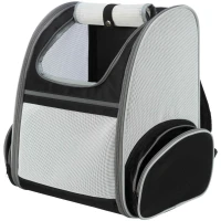 Zaino Chloe Grigio/Nero 37x43x27 cm - TRIXIE