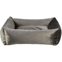 CUCCIA TX MALIA IN VELLUTO GRIGIO SCURO - TRIXIE