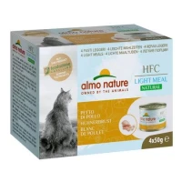 Almo Nature Cat Light Meal Petto di Pollo 4 x 50 g