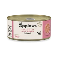 Applaws Filetto di Tonno e Gamberetti in Brodo 70 g