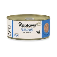 Applaws Filetto di Tonno e Granchio in Brodo per Gatti 70 g