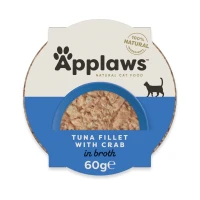 Applaws Pot Filetti di Tonno e Granchio in Brodo 10x60 g
