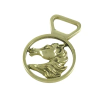 Apribottiglie in ottone Umbria Equitazione con testa di cavallo
