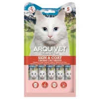 Arquivet Creamy Snack Skin & Coat Salmone e Tonno 5x14 g