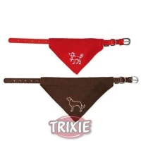 Bandana in pile con collare - 45-55 cm - 25 mm - marrone - Trixie