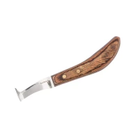 Bassoli Coltello Lucifero Lama Curva Destra con Nettapiedi