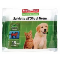 Beaphar Salviette Olio di Neem per Cani - 15 pz