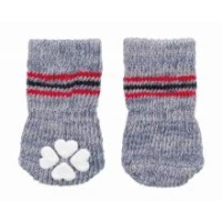 Trixie Calze per Cani Taglia L - Grigie (2 pezzi)
