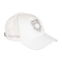Cappello baseball Equestro con logo in strass - Unica Bianco