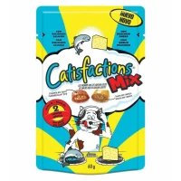 Catisfaction Snack per Gatti Salmone e Formaggio 6 x 60 g