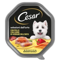 Cesar Cuore Pollo e Verdure 14 x 150 g Cibo umido per cani