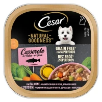 Cesar Natural Goodness Casseruole Salmone e Spinaci 16 x 100 g