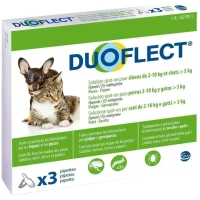 Ceva Duoflect per Cani 2-10 kg e Gatti >5 kg