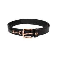 Cintura inglese Egg Butt Equestro con filetti oro-rosa