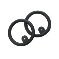 Coppia elastici sicurezza per staffe - Umbria Equitazione - Nero