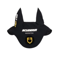 Cuffietta Scuderia Equestro in tessuto tecnico - Full Nero