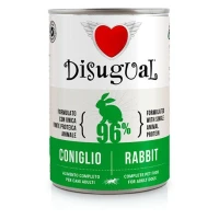 DISUGUAL Dog Coniglio 400g - Mangime Umido per Cani