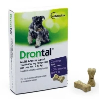 Drontal Multi Aroma cani sotto i 10 kg - 2 compresse