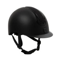 Equestro Azael Stone - Casco donna visiera stretta (EN 1384-2023)