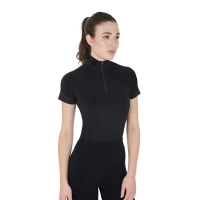 Equestro Base Layer Donna Slim Fit Mezza Manica