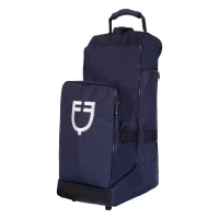 Equestro Borsa porta stivali e casco con fondo in gomma - Unica Blu Navy