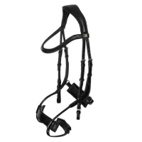 Equestro Briglia Comfitec sagomata in cuoio