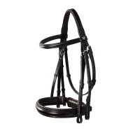 Equestro Briglia Dressage Evolution in cuoio (senza redini)