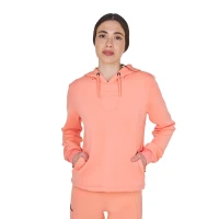 Equestro Felpa donna cut out con cappuccio
