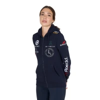 Equestro Felpa donna multilogo slim fit con cappuccio