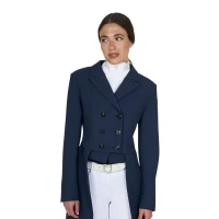 Equestro Frac donna in tessuto tecnico con strass