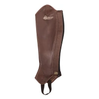 Equestro Ghette Dunster in cuoio con cerniera posteriore
